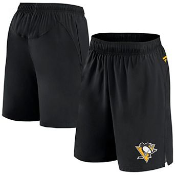 Men's Fanatics Branded Black Pittsburgh Penguins Authentic Pro Tech Shorts