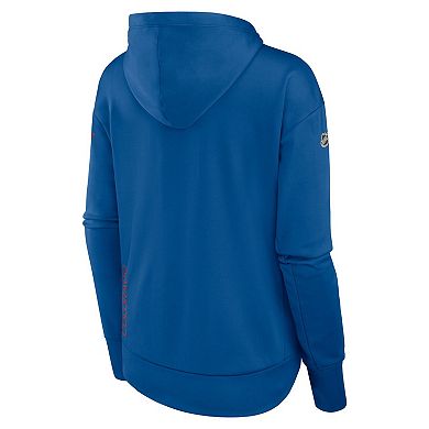 Women's Fanatics Branded  Blue Colorado Avalanche Authentic Pro Scuba Full-Zip Hoodie