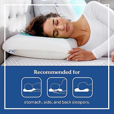 Sealy Essentials Cooling Gel Memory Foam 2-pack Pillow Set