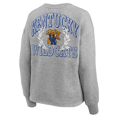 Women's Fanatics Branded Heather Gray Kentucky Wildcats Ready Play Crew ...