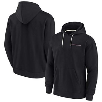 Unisex Fanatics Signature Black Inter Miami CF Super Soft Fleece Pullover Hoodie