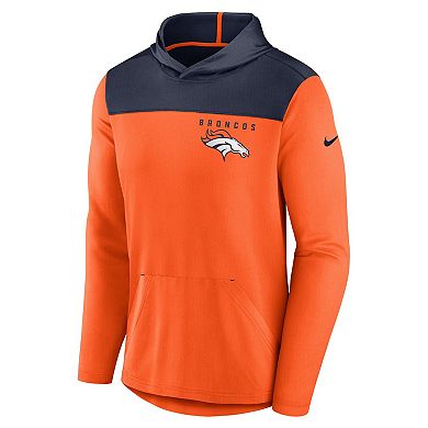 Men's Nike Orange Denver Broncos Fan Gear Pullover Hoodie