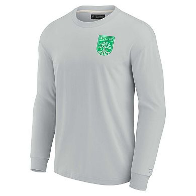 Unisex Fanatics Signature Gray Austin FC Elements Super Soft Long Sleeve T-Shirt