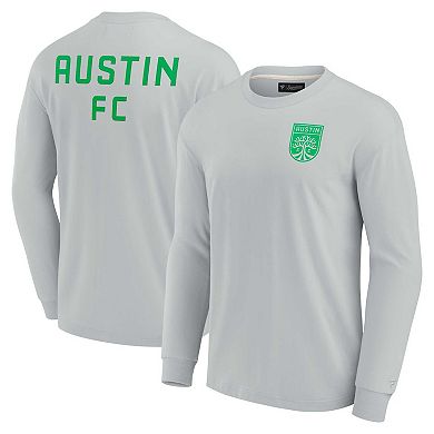 Unisex Fanatics Signature Gray Austin FC Elements Super Soft Long Sleeve T-Shirt