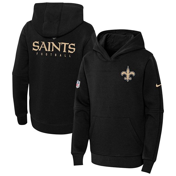 Youth Nike Black New Orleans Saints 2023 Sideline Club Fleece