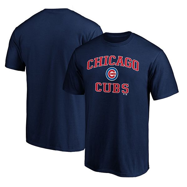 Men's Fanatics Branded Navy Chicago Cubs Team Heart & Soul TShirt