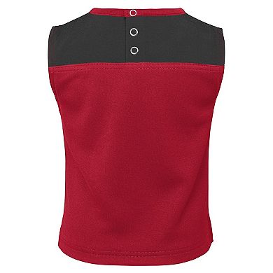 Girls Toddler Red Atlanta Falcons Spirit Cheer Two-Piece Cheerleader Set with Bloomers