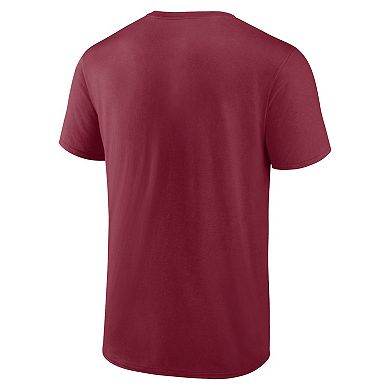 Men's Fanatics Branded  Burgundy Colorado Avalanche Authentic Pro Secondary Replen T-Shirt