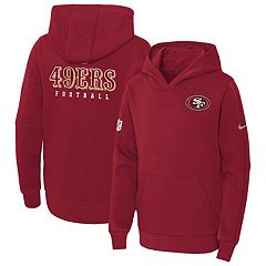 Men's Mitchell & Ness Jerry Rice Scarlet San Francisco 49ers Retired Player  Name & Number Pullover Hoodie