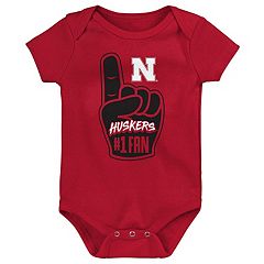 Girls Newborn & Infant Scarlet/Black Nebraska Huskers Too Much