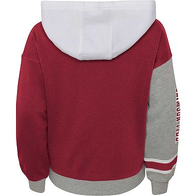 Girls Youth Crimson Alabama Crimson Tide True Fan Soft Fleece Pullover Hoodie