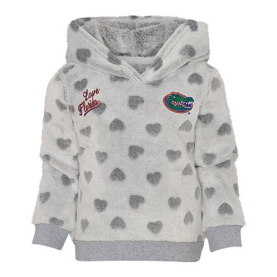 Girls Toddler Gray/Royal Florida Gators Heart to Heart Hoodie & Leggings Set