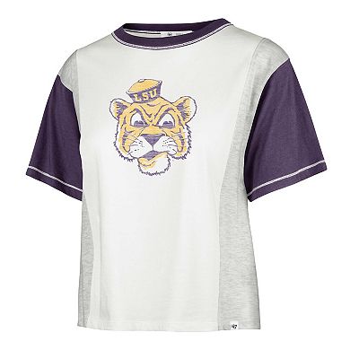Women's '47 White LSU Tigers Vault Premier Tilda T-Shirt