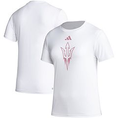 売れ筋商品|||アディダス カットソー トップス レディース Women's White Arizona State Sun Devils V-Neck Cropped Jersey White womens-adidas-white-arizona-