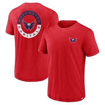 Men's Fanatics Branded Red Washington Capitals High Stick T-Shirt