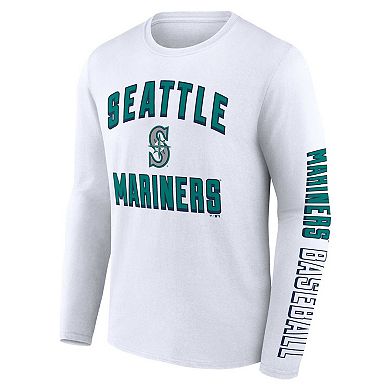 Men's Fanatics Branded Navy/White Seattle Mariners Two-Pack Combo T-Shirt Set