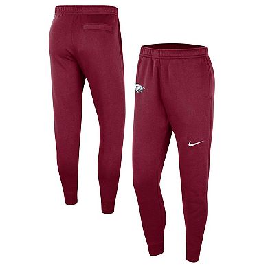 Men's Nike Cardinal Arkansas Razorbacks Club Fleece Pants