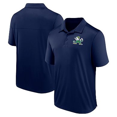 Men's Fanatics Branded Navy Notre Dame Fighting Irish Left Side Block Polo