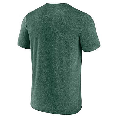 Men's Fanatics Branded Heather Green Minnesota Wild Playmaker T-Shirt