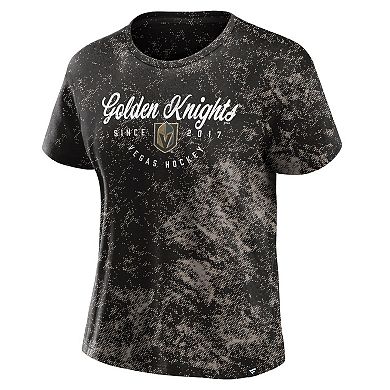 Women's Fanatics Branded  Black Vegas Golden Knights Breakaway T-Shirt