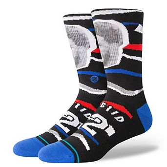 Men's Joel Embiid Philadelphia 76ers Faxed Player Crew Socks