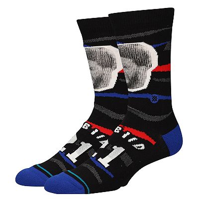 Men s Joel Embiid Philadelphia 76ers Faxed Player Crew Socks