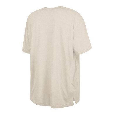 Men's New Era  Cream New York Giants Third Down Big & Tall Historic T-Shirt