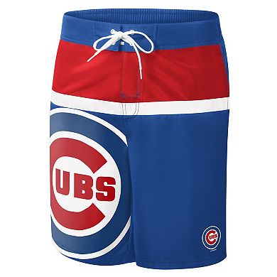 Men's G-III Sports by Carl Banks Royal Chicago Cubs Sea Wind Swim Shorts