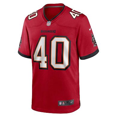 Men's Nike Mike Alstott Red Tampa Bay Buccaneers Retired Player Game Jersey
