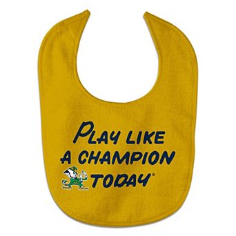 Newborn & Infant WinCraft Notre Dame Fighting Irish All-Pro Play Like A Champ Today Baby Bib