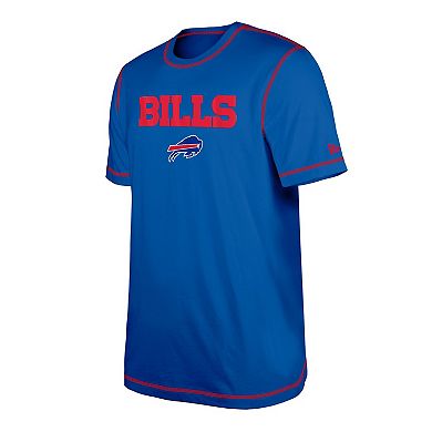 Men's New Era Royal Buffalo Bills Third Down Puff Print T-Shirt