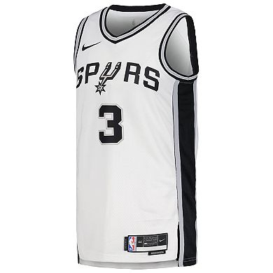 Unisex Nike Keldon Johnson White San Antonio Spurs Swingman Jersey - Association Edition