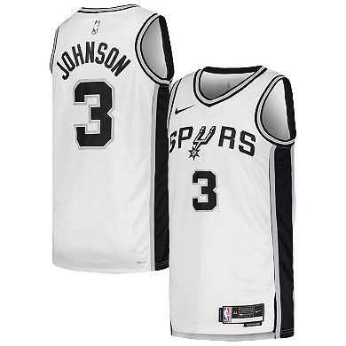 Unisex Nike Keldon Johnson White San Antonio Spurs Swingman Jersey - Association Edition