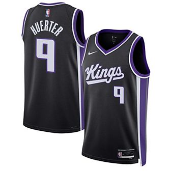 Unisex Nike Kevin Huerter Black Sacramento Kings Swingman Jersey - Association Edition