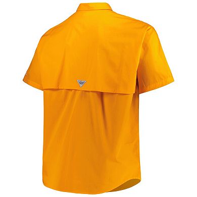 Men's Columbia Tennessee Orange Tennessee Volunteers Big & Tall Bonehead Logo Button-Up Shirt