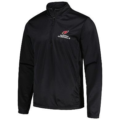 Men's Dunbrooke Black Arizona Cardinals All-Star Tech Quarter-Zip Top