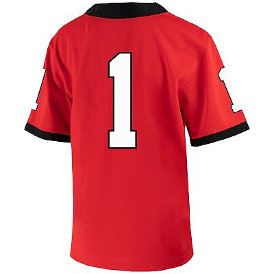 Youth Nike 1 Red Georgia Bulldogs 1st Armored Division Old Ironsides Untouchable Football Jersey