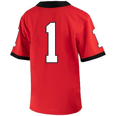 Youth Nike 1 Red Georgia Bulldogs 1st Armored Division Old Ironsides Untouchable Football Jersey