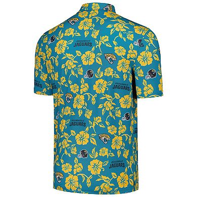 Men's Reyn Spooner Teal Jacksonville Jaguars Pua Performance Polo