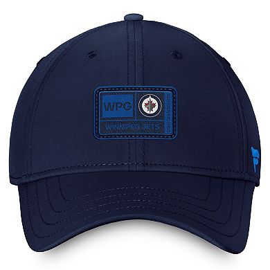 Men's Fanatics Branded  Navy Winnipeg Jets Authentic Pro Training Camp Flex Hat