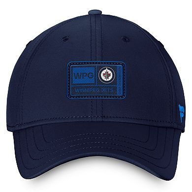 Men's Fanatics Branded Navy Winnipeg Jets Authentic Pro Training Camp Flex Hat