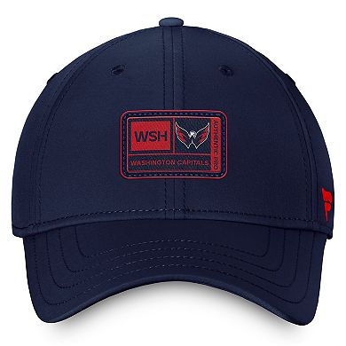 Men's Fanatics Branded  Navy Washington Capitals Authentic Pro Training Camp Flex Hat