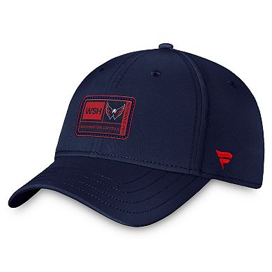 Men's Fanatics Branded  Navy Washington Capitals Authentic Pro Training Camp Flex Hat