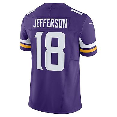 Men's Nike Justin Jefferson Purple Minnesota Vikings Vapor F.U.S.E. Limited Jersey
