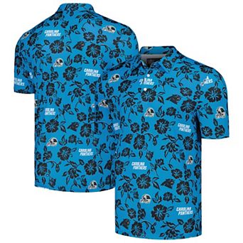 Men's Reyn Spooner Blue Carolina Panthers Pua Performance Polo