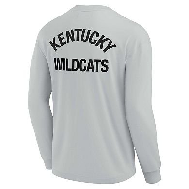 Unisex Fanatics Signature Gray Kentucky Wildcats Super Soft Long Sleeve T-Shirt