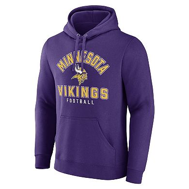 Men's Fanatics Branded Purple Minnesota Vikings Between the Pylons Pullover Hoodie