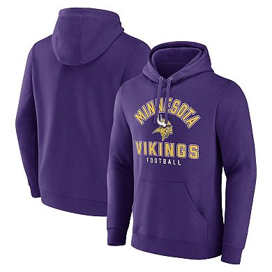 Men's Fanatics Branded  Purple Minnesota Vikings Between the Pylons Pullover Hoodie