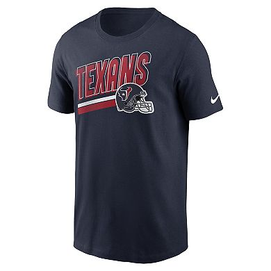 Men's Nike Navy Houston Texans Essential Blitz Lockup T-Shirt
