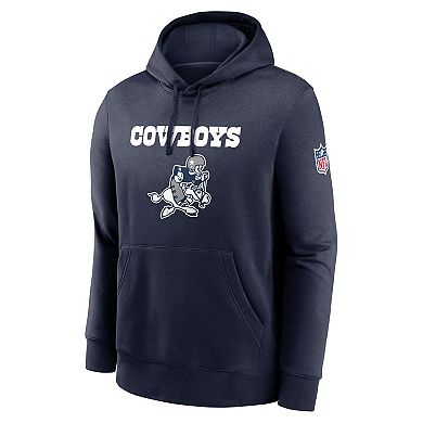 Men's Nike Navy Dallas Cowboys 2023 Sideline Club Alternate Tri-Blend ...